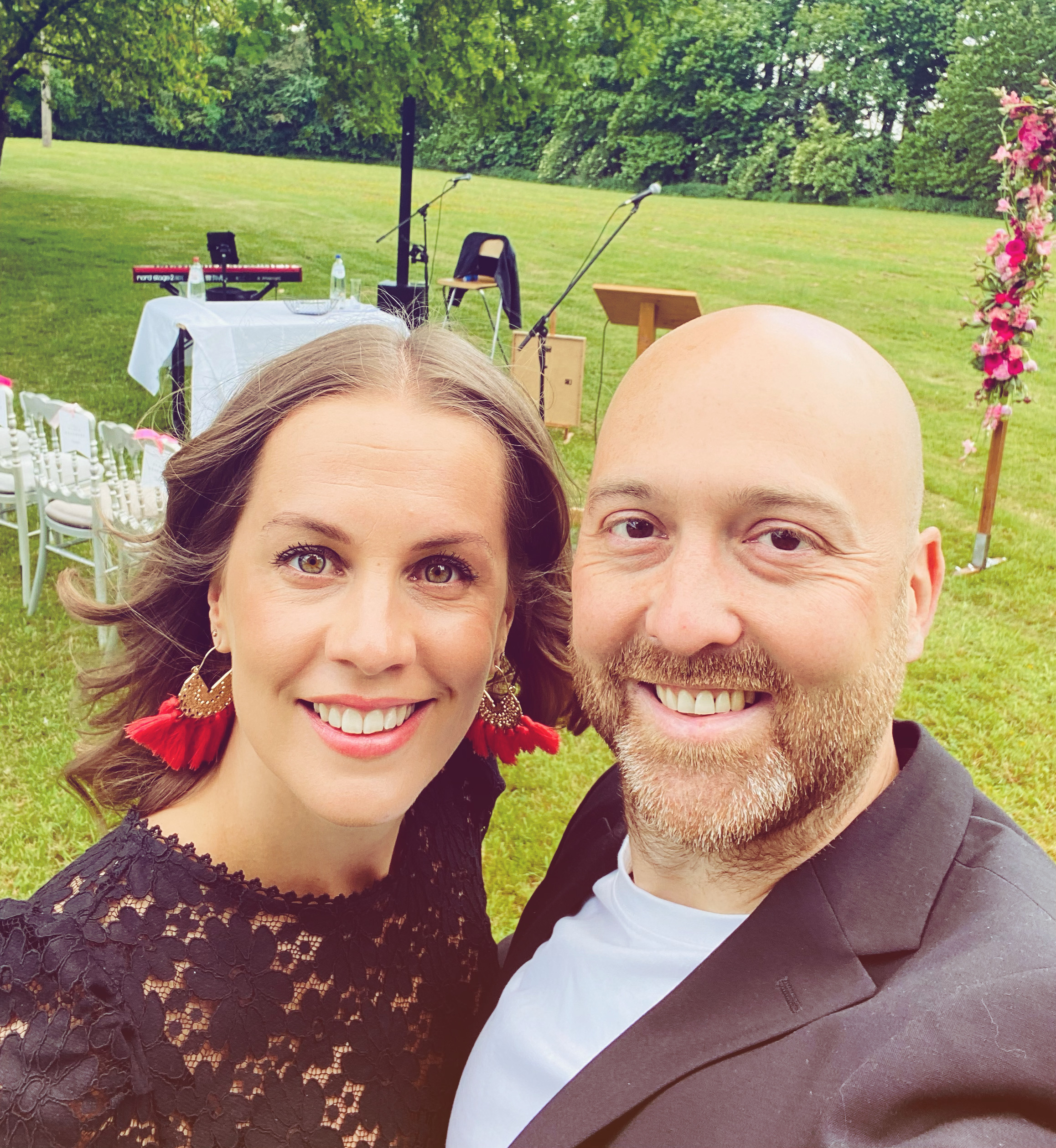 Sunrise Music jouant en musique live lors d'une cérémonie de mariage en Belgique